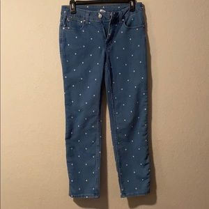 Poka dot jeans